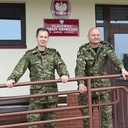 Kapitan SG Waldemar Bochnak i porucznik SG Janusz Tomaszewski