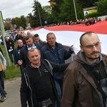 Mężczyźni dali świadectwo na ulicach Międzyrzecza