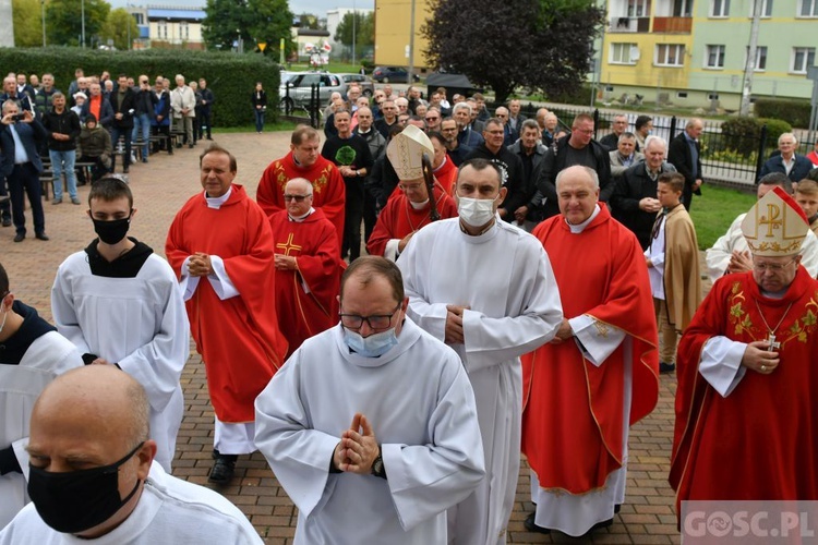 Męska modlitwa w sanktuarium Pierwszych Męczenników Polski w Międzyrzeczu