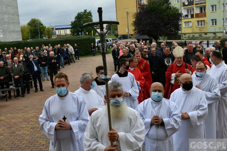 Męska modlitwa w sanktuarium Pierwszych Męczenników Polski w Międzyrzeczu