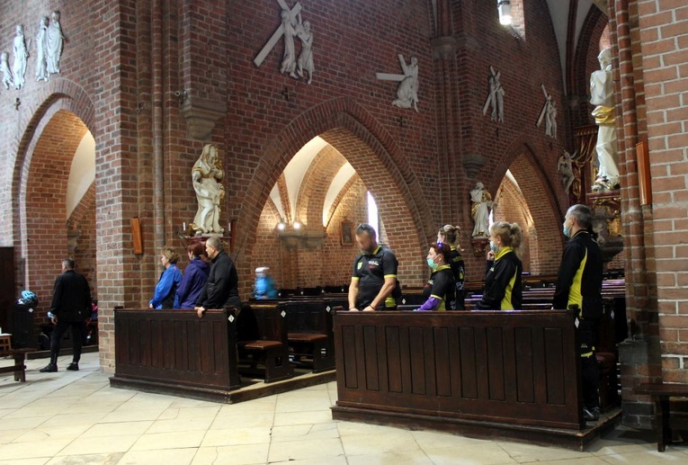 Pielgrzymka rowerzystów do Rud