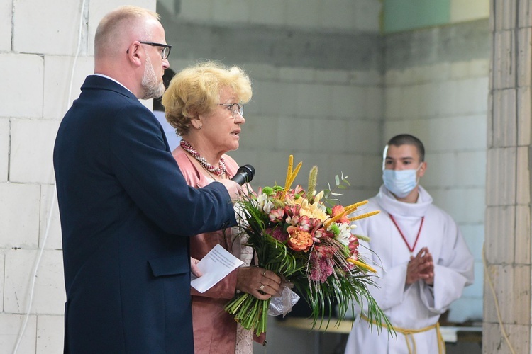 Kościół św. Jana Bosko w Gutkowie - poświęcenie kamienia węgielnego