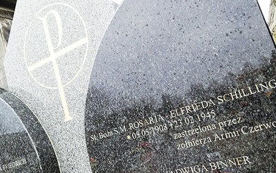 ▲	Ciało s. Rosarii spoczywa na cmentarzu w Nowogrodźcu.