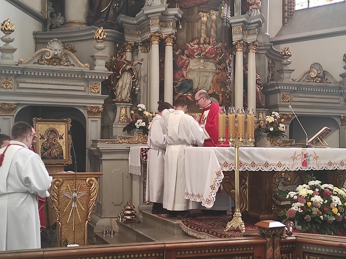 Poświęcenie stacji szlaku św. Wojciecha w Ząbkowicach Śl.