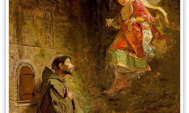 Luis Menéndez PidalWizja św. Franciszka z Asyżu olej na płótnie, 1888Muzeum Prado, Madryt