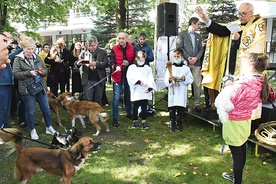 Z okazji przypadającego 4 października liturgicznego wspomnienia  św. Franciszka na placu przed kościołem bł. Edwarda Detkensa odbyło się błogosławieństwo zwierząt.
