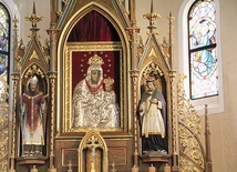 Cudowny obraz Maryi datowany jest na XVII w. i do Nowolesia przybył z Komarna k. Lwowa wraz z przesiedleńcami z Kresów.