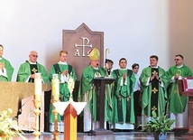 	Dziękczynna Eucharystia w Oświęcimiu.