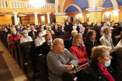 Koncert Papieski orkiestry dętej z Kaniowa w bielskiej Straconce