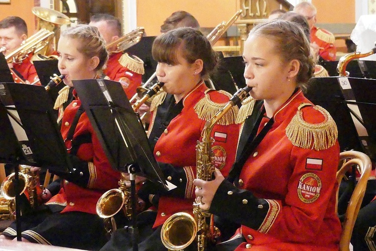 Koncert Papieski orkiestry dętej z Kaniowa w bielskiej Straconce