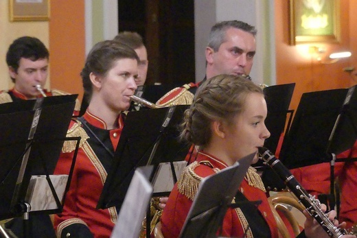 Koncert Papieski orkiestry dętej z Kaniowa w bielskiej Straconce