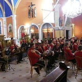 Koncert Papieski orkiestry dętej z Kaniowa w bielskiej Straconce