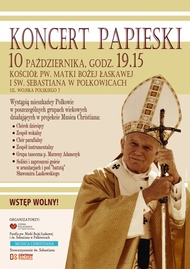 Polkowice. Koncert papieski