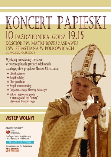 Polkowice. Koncert papieski