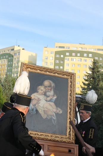 Powitanie św. Józefa w lubińskim kościele pw. św. Jana Bosko 