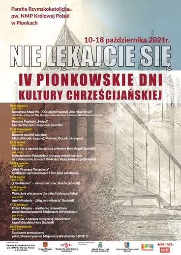 IV Pionkowskie Dni Kultury Chrześcijańskiej