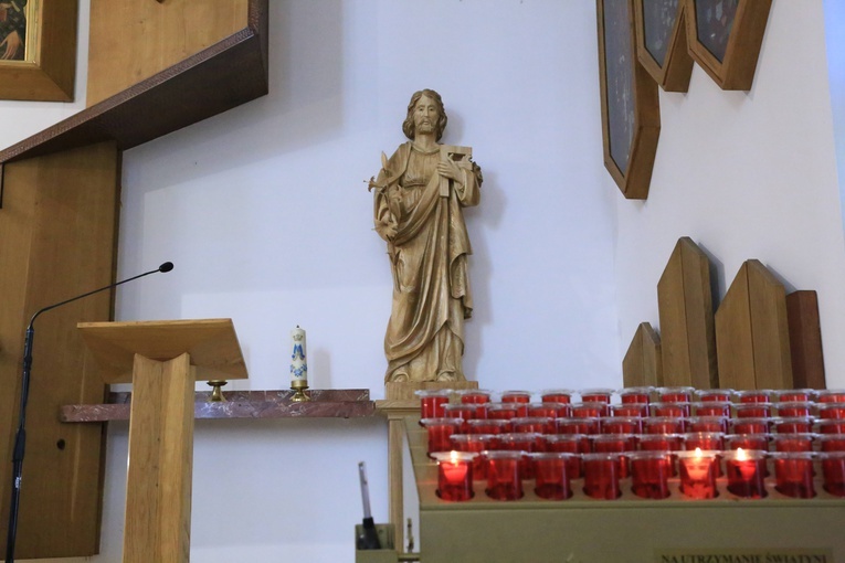 Poświęcenie figury św. Józefa w Łososinie Dolnej