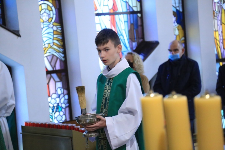 Poświęcenie figury św. Józefa w Łososinie Dolnej