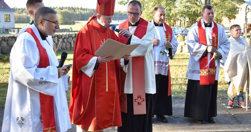 Skierkowizna. Patron parafii znalazł godne miejsce