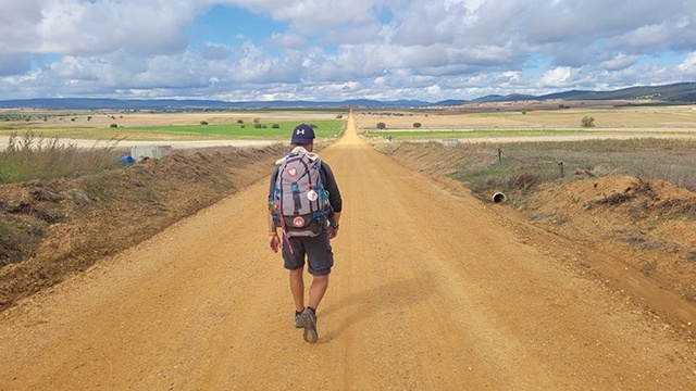 ▲	Camino, jak często mówią pielgrzymi, to droga do samego siebie.