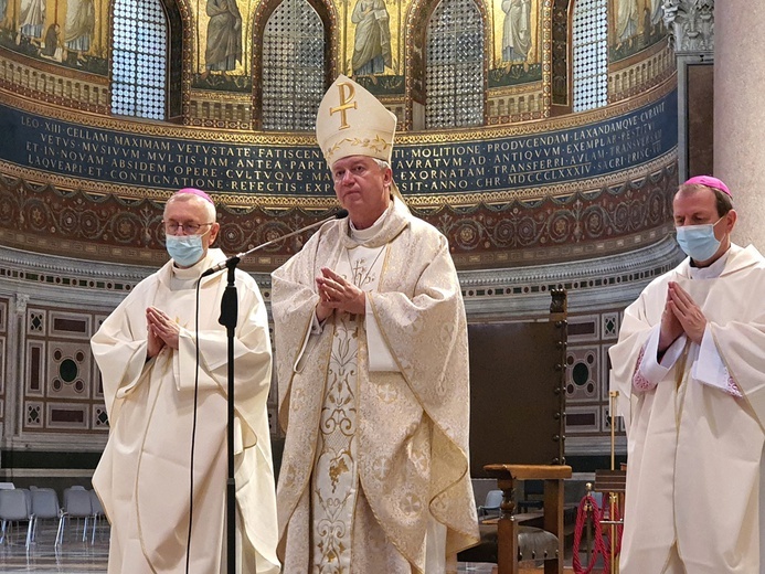 Msza św. w bazylice na Lateranie