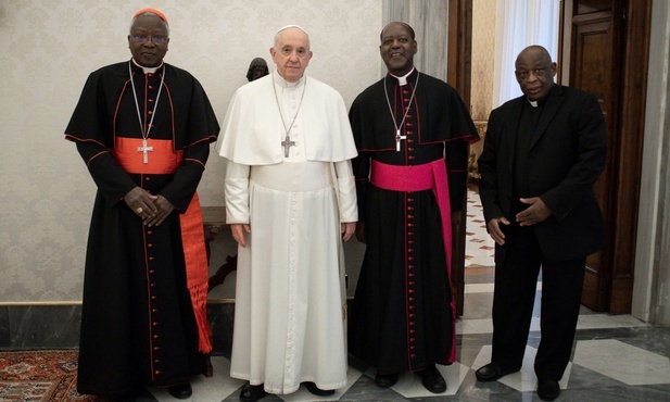 Podczas spotkania z papieżem