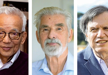 Syukuro Manabe, Klaus Hasselmann, Giorgio Parisi.