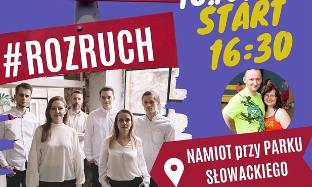 Koncert Play&Pray i #rozruch dla Kajtka w parku Słowackiego