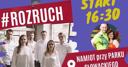 Koncert Play&Pray i #rozruch dla Kajtka w parku Słowackiego