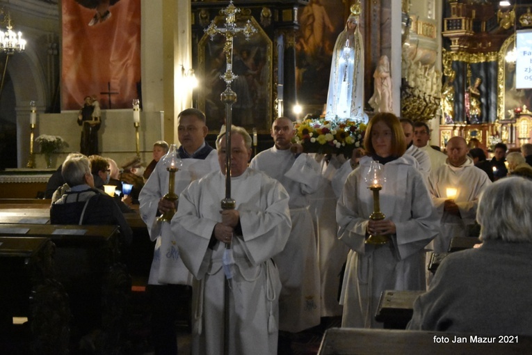 Nabożeństwo fatimskie w Żaganiu