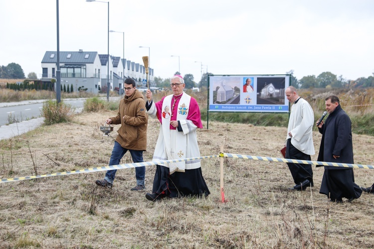 Pobłogosławienie terenu pod budowę nowego kościoła