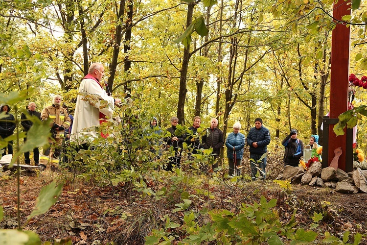 Poświęcenie krzyża nad Jarnołtówkiem