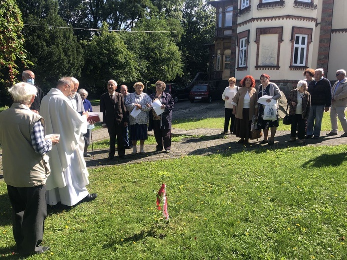 Jubileuszowe dęby na 40-lecie KIK-u w bielskim "Józefowie"