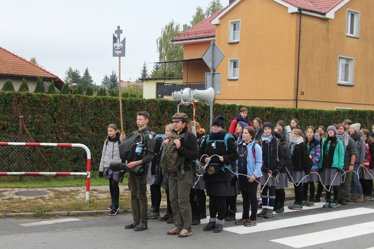 Pielgrzymka trzebnicka po harcersku