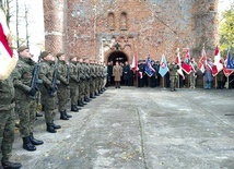 ▲	Wojskową asystę zapewniła 5. Mazowiecka Brygada Obrony Terytorialnej z Ciechanowa. 