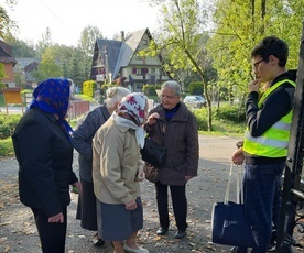 Leśnica-Groń. Różaniec, senior, odblask