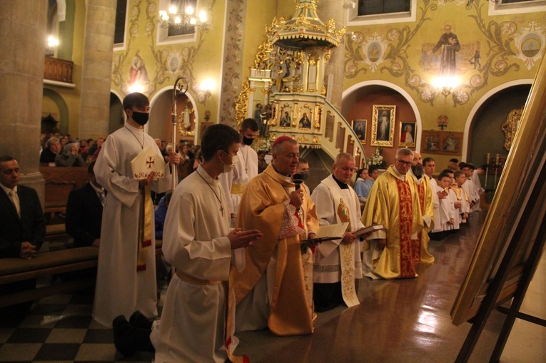 Ołpiny. Poświęcenie obrazu i zawierzenie św. Józefowi
