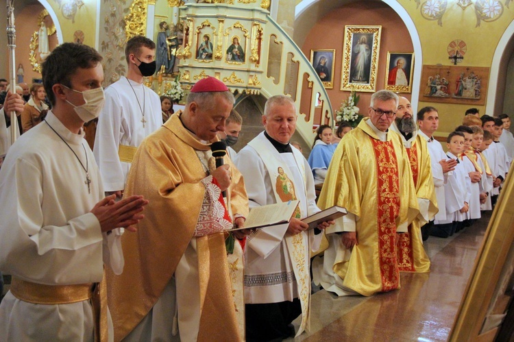 Ołpiny. Poświęcenie obrazu i zawierzenie św. Józefowi