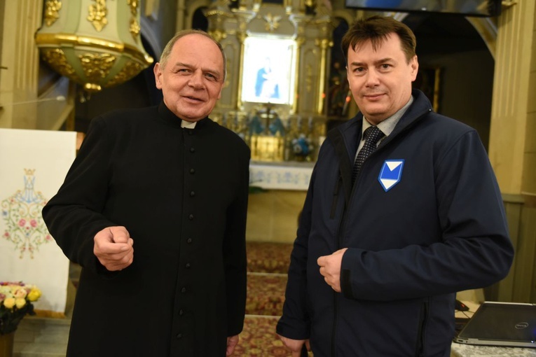 Ks. dr Kazimierz Fąfara i dr Robert Kowalski.