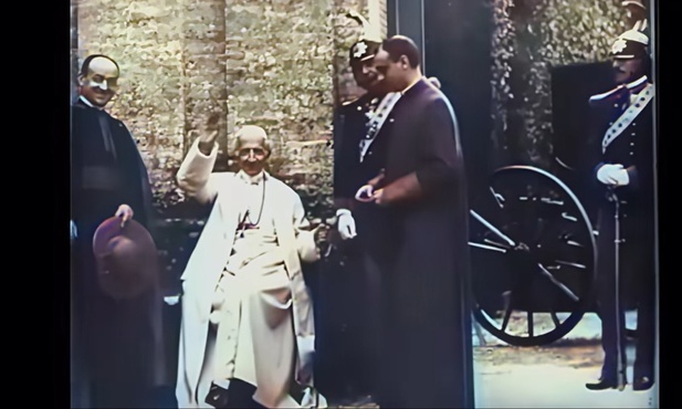 Leon XIII - zobacz papieża na filmie z 1896 roku!