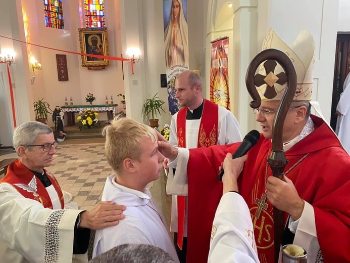 Bierzmowanie w Gubinie