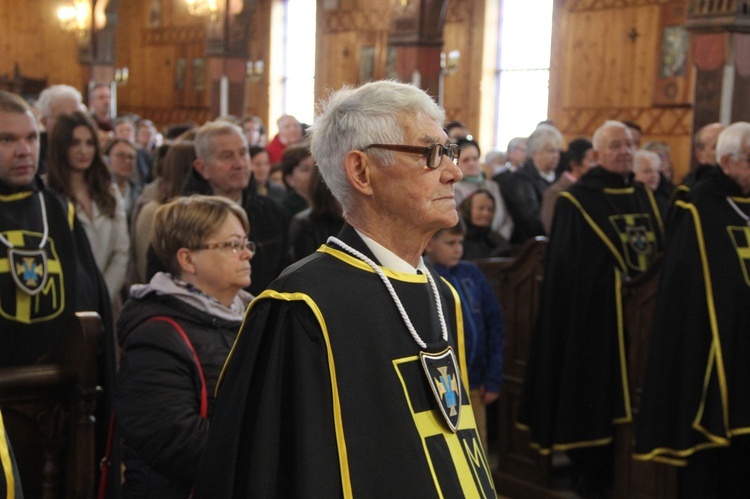 Jurków k. Limanowej. Nowa chorągiew Zakonu Rycerzy św. Jana Pawła II