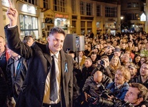 Péter Márki-Zay – lider zjednoczonej węgierskiej opozycji, kandydat na premiera po ewentualnym pokonaniu w wyborach Viktora Orbána.