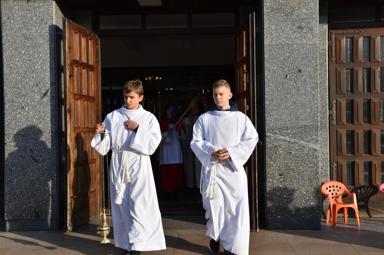 Krzyż w Gdańsku Brzeźnie poświęcony