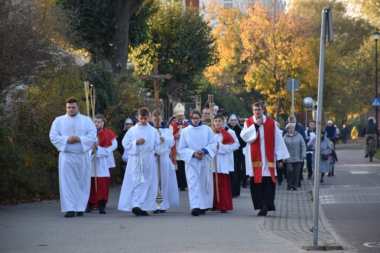 Krzyż w Gdańsku Brzeźnie poświęcony