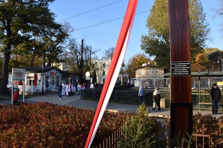 Krzyż w Gdańsku Brzeźnie poświęcony