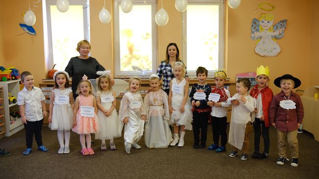 Uczestnicy balu w Jastkowicach.