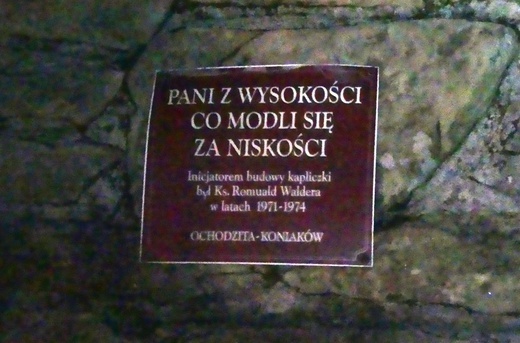 Trówieś - Istebna Jaworzynka, Koniaków - poświęcona Sercu Jezusa przez Serce Maryi na Ochodzitej