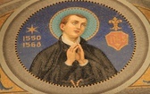 Płock-katedra. Św. Stanisław Kostka (mozaika z pocz. XX wieku)