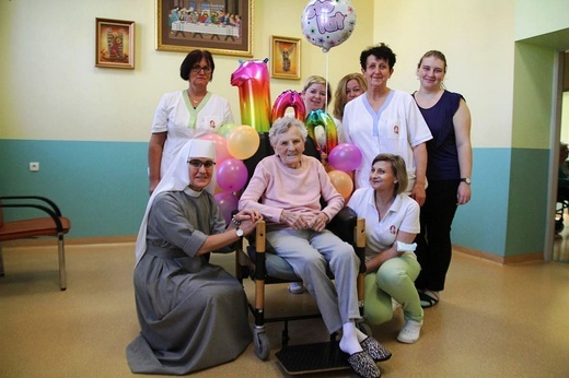 100 lat pani Elżbiety Simko w Centrum Medycznym Sióstr Elżbietanek w Cieszynie
